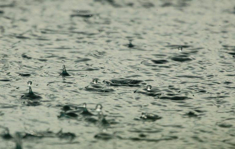 Heavy rainfall over the area