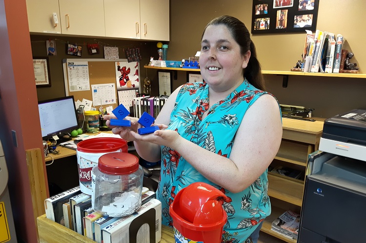 Game developed at Cochrane Public Library combines walking for exercise with Scrabble