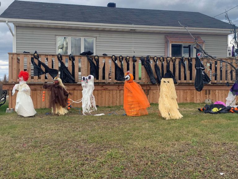 Check out this Haunted House on Halloween Night