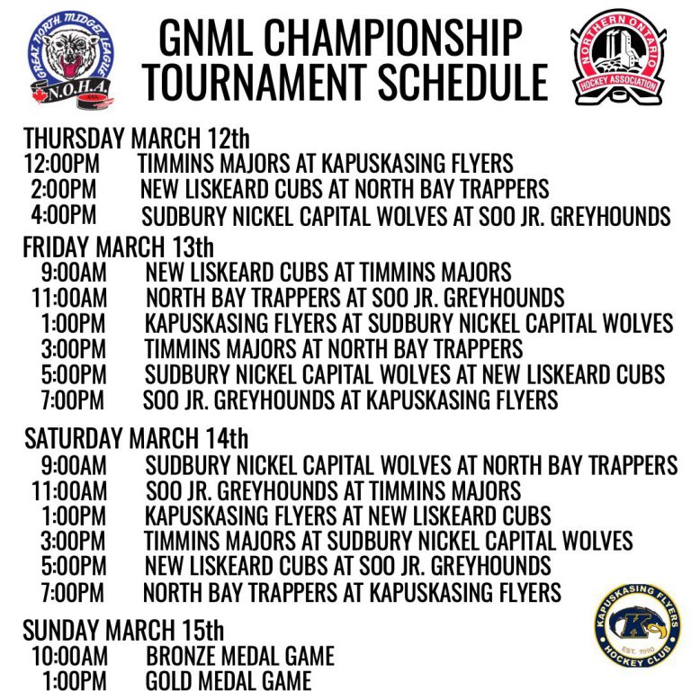Flyers set to host Great North Midget League Championship Tournament this weekend