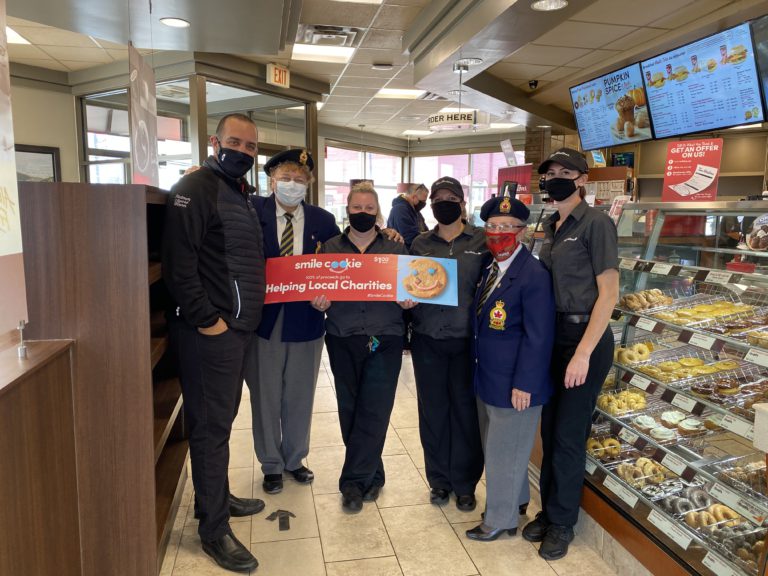 Legion benefits from Tim Horton’s Smile Cookie Campaign