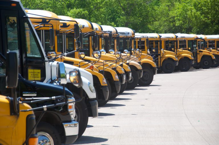 When the lights are flashing, don’t be passing that school bus