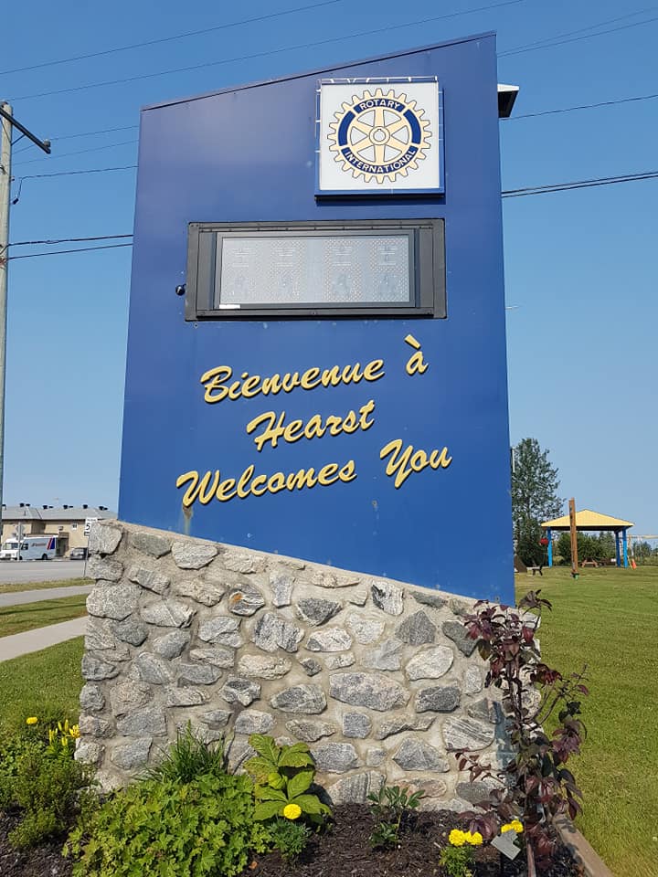 Hearst Rotary Club Clock getting a complete makeover