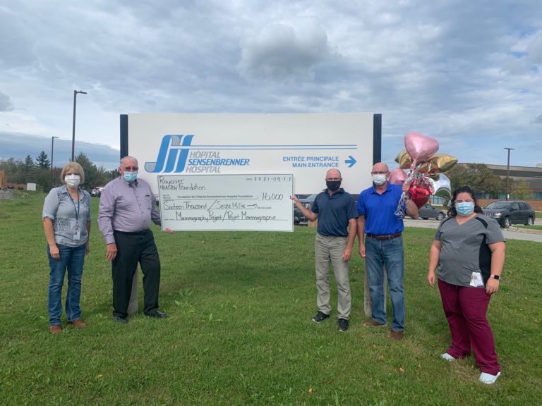 Rayonier Foundation helps Hospital Foundation reach $150,000 target for new mammography machine