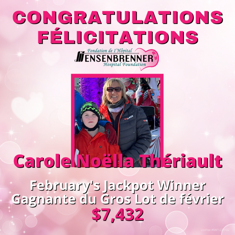 Late purchase nets Theriault big in Hospital Foundation’s 50-50 draw