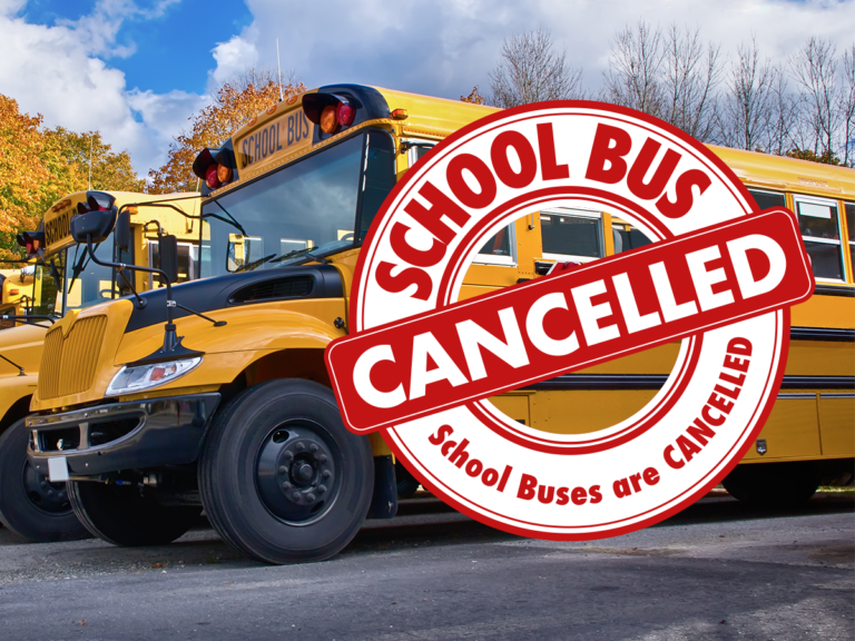 School buses cancelled for area this morning, schools remain open