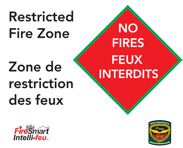 Ontario implements Restricted Fire Zone at midnight
