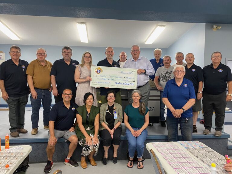 Knights of Columbus gives $20,000 to Sensenbrenner Hospital Foundation
