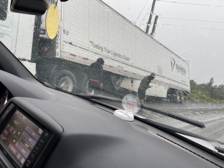 Heavy rain causes construction issue in Kap