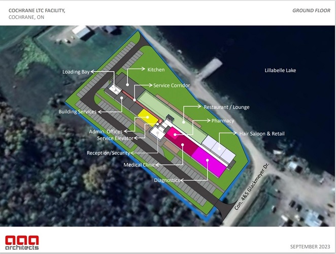 Proposed multi-use building for Cochrane would include 268 long term care spaces