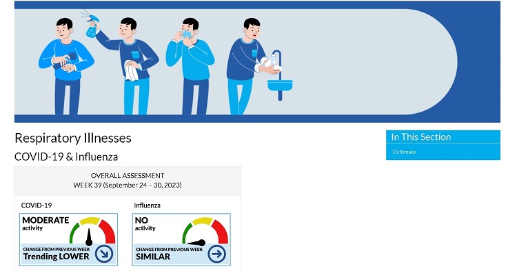 Updated respiratory illness data reporting