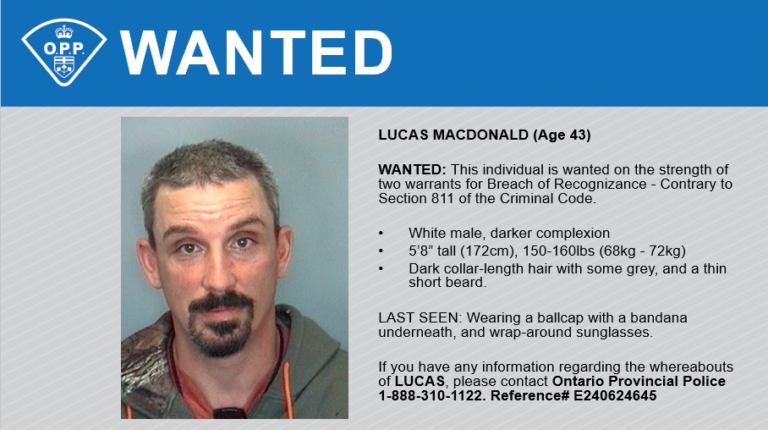 OPP searching for man in suspicious death case near Ramore