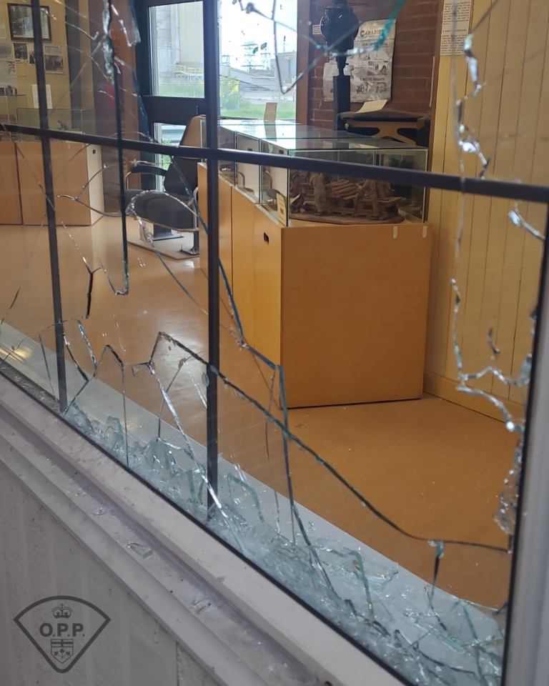 Alleged window smasher nabbed by OPP