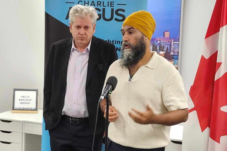 Federal NDP leader Jagmeet Singh launches three-pronged attack on northern tour
