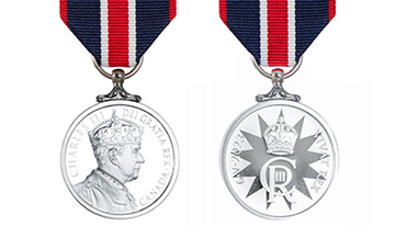 Rickard nominated for King Charles III medal