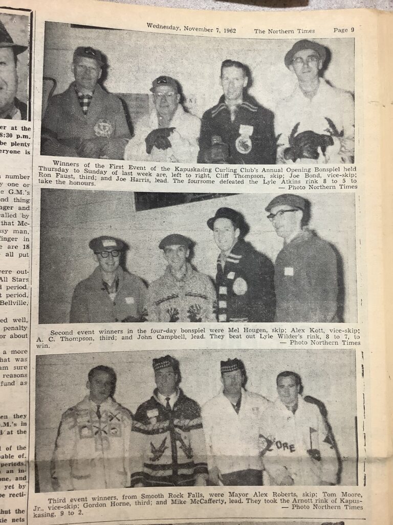 Curling Club’s opening bonspiel featured in Kap history segment