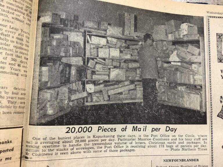 Kap history — Christmas mail hits some big numbers in the 1960s