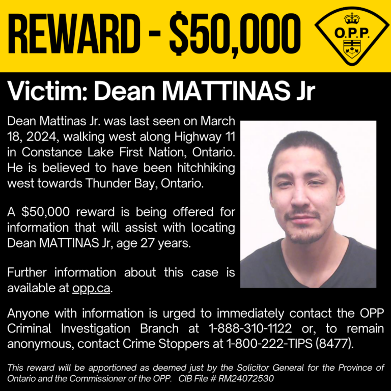 Reward offered in disappearance case