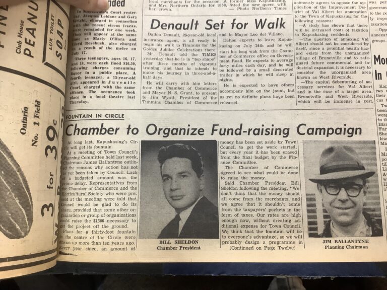 Kap History – Circle fountain fundraising