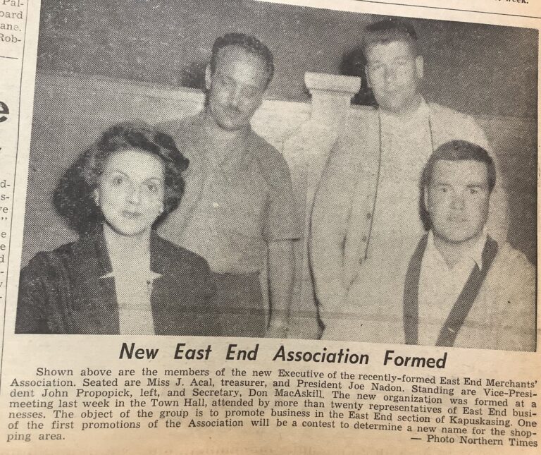 Kap History – New merchants’ association created
