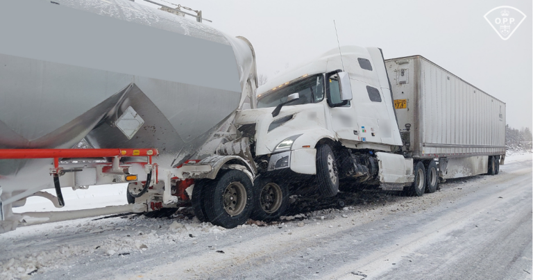 Weather + alleged careless driving = charges and an injury