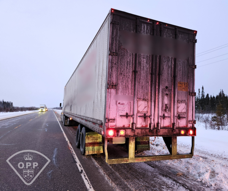 Trucker charged concerning unsafe load