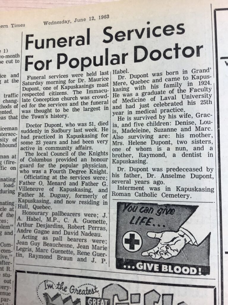 Kap History: Remembering a popular doctor