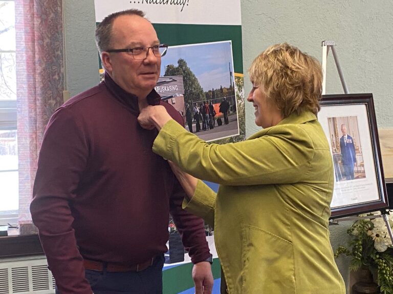 Dave Plourde receives King Charles the III Coronation Medal