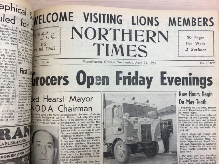 Kap History – Grocery stores open until 9 pm on Fridays