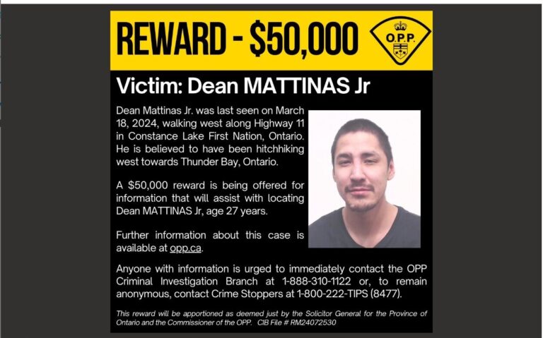 Police renew plea for information, one year after the disappearance of Dean Mattinas