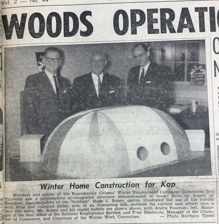 Kap History – Construction Dome meeting in 1963