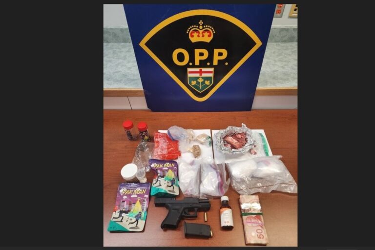 Drugs and weapon seized in Cochrane