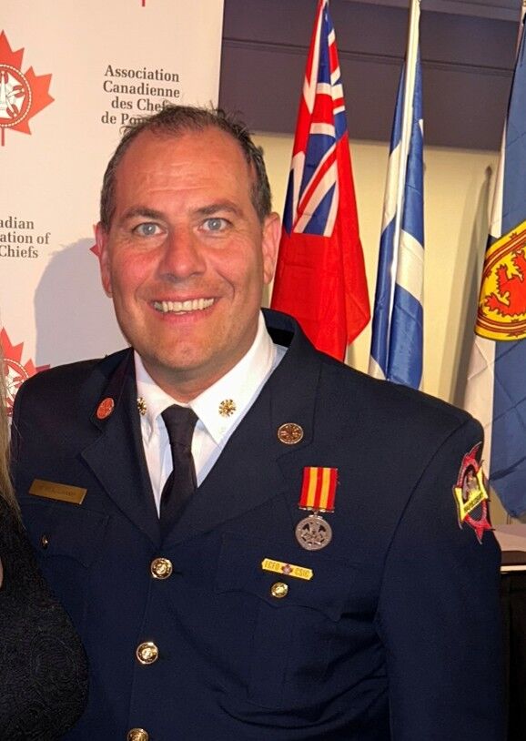 Kap fire chief receives King Charles coronation medal